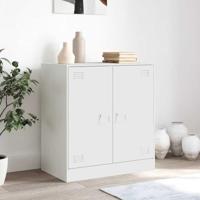 Dressoir 67x39x73 cm staal wit - thumbnail