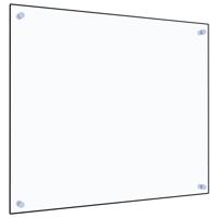 VidaXL Spatscherm keuken 70x60 cm gehard glas transparant - thumbnail