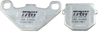 TRW remblokken "mcb 519 brake pad mcb 519 ec organic