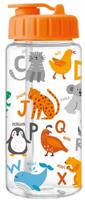 Arditex Drinkbidon 400 Ml Jungle 16 Cm Transparant/oranje - thumbnail