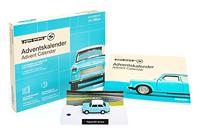 Franzis adventkalender Trabant blauw - thumbnail