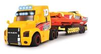Dickie vrachtwagen met speedboot - thumbnail