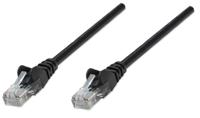 Intellinet 320771 RJ45 Netwerkkabel, patchkabel CAT 5e U/UTP 5.00 m Zwart 1 stuk(s) - thumbnail