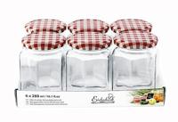 Overige Merken Glazen weckpotjes 288 ml 6 stuks - thumbnail