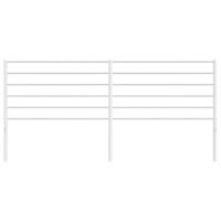 Hoofdbord metaal wit 200 cm - thumbnail