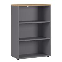 Lage brede kantoorkast Ergonoma Eiken - thumbnail