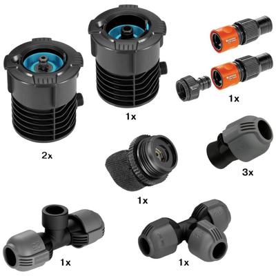 GARDENA Sprinklersysteem 08270-20 Startset Pipeline Steekkoppeling GARDENA Sprinklersysteem 08270-20 Startset Pipeline Steekkoppeling