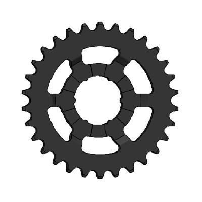 Porteur Tandwiel 30t doorgezet 3/32 2mm