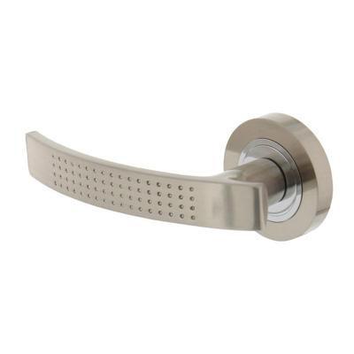 Gatdeel links 1696 William op rond rozet 7mm nokken nikkel mat
