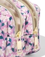 HEMA Etui dubbele rits 22x6x10cm bloem (multi) - thumbnail