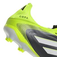 adidas Copa Pure III League Gras / Kunstgras Voetbalschoenen (MG) Zwart Wit Neongeel - thumbnail