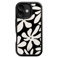 iPhone 16 zwarte case - Noir bloom - thumbnail