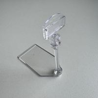 Pop-clip kaarthouder met voet hoog 50mm - 70 stuks - thumbnail