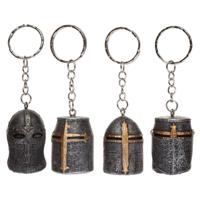 Middeleeuwse Ridder Helm Sleutelhanger - thumbnail