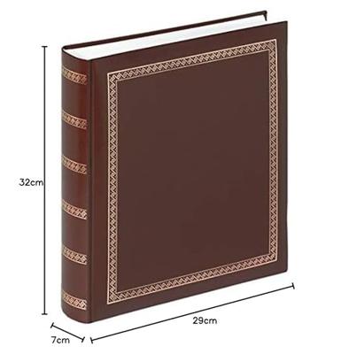 walther+ design MX-101-P Fotoalbum (b x h) 29 cm x 32 cm Bruin 100 bladzijden walther+ design MX-101-P Fotoalbum (b x h) 29 cm x 32 cm Bruin 100 bladzijden