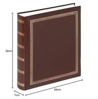 walther+ design MX-101-P Fotoalbum (b x h) 29 cm x 32 cm Bruin 100 bladzijden - thumbnail