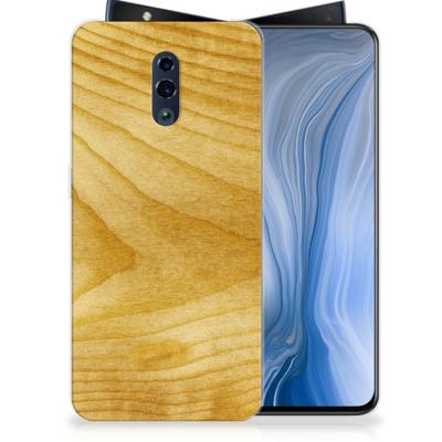 OPPO Reno Bumper Hoesje Licht Hout OPPO Reno Bumper Hoesje Licht Hout