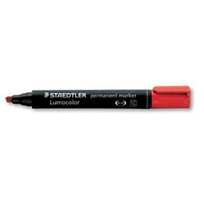 Viltstift staedtler lumocolor 350 schuin 2-5mm rd