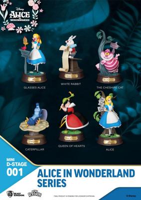 Alice in Wonderland Mini Diorama Stage Statues 6-pack 10 cm Alice in Wonderland Mini Diorama Stage Statues 6-pack 10 cm