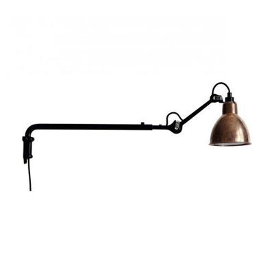 DCW Editions Lampe Gras N203 Round Wandlamp - Rauw koper/wit DCW Editions Lampe Gras N203 Round Wandlamp - Rauw koper/wit