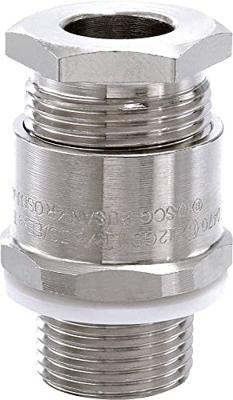 Wiska 50108019 Wartel Slagvast, Met borgmoer, Met dichting M20 Messing (vernikkeld) Natuur 1 stuk(s)