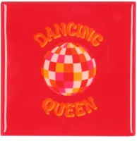Tegeltje Dancing Queen 10x10x1cm - thumbnail