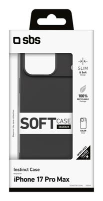 sbs mobile Instinct Cover Apple iPhone 17 Pro Max Zwart