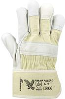 Asatex Handschoen | maat 10,5 naturelle kleuren | Rundnerfleer | PSA-categorie II | 12 paar - ADLER-C/105 - ADLER-C/105 - thumbnail