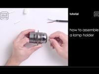 Home sweet home metalen 2-rings fitting E27 - koper - thumbnail