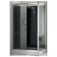 Xellanz Sunshine links complete douchecabine 120x90x218 alu 5mm glas - thumbnail