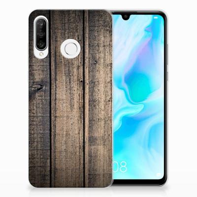 Huawei P30 Lite | Bumper Hoesje | Steigerhout