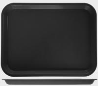 Araven dienblad, ft 35 x 27 x 2 cm, anti slip, zwart - thumbnail