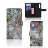 Xiaomi Mi Note 10 Lite | Bookcase | Marmer Grijs | Portemonnee hoesje - thumbnail