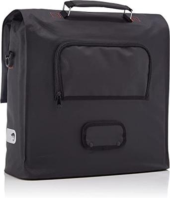 Newlooxs New looxs varo messenger schoudertas - zwart - waterdicht - 15l