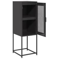 Dressoir 36x39x107 cm koudgewalst staal zwart - thumbnail