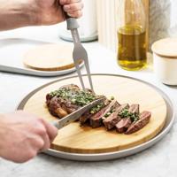 Tweedelige trancheerset 19 cm, Grijs - Roestvrij staal - BergHOFF|Leo - thumbnail