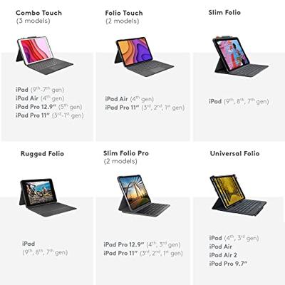 Logitech Universal Folio 10 Tablet folio Zwart - thumbnail