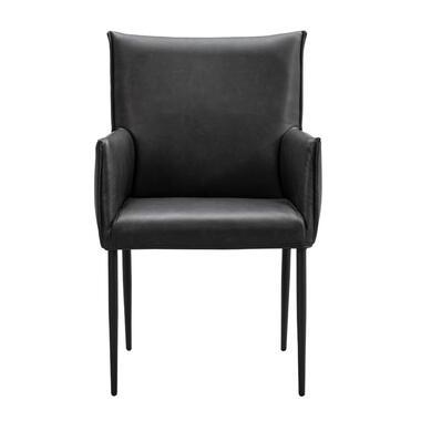 Eetkamerstoel Teun - zwart