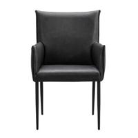 Eetkamerstoel Teun - zwart - thumbnail