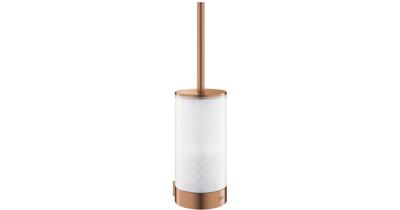Grohe Toiletborstel Selection Glas met Wandhouder Warm Sunset Geborsteld