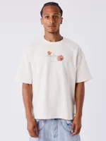 Project X Paris Gothic Roses Heren Beige - Maat S - Kleur: Beige | Soccerfanshop - thumbnail