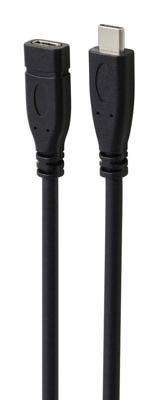 Renkforce RF-5720414 USB-kabel USB 3.2 Gen1 USB-C stekker, USB-C bus 1.00 m Zwart