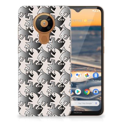 Nokia 5.3 | TPU Hoesje | Salamander Grey