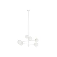 Plafondlamp DKD Home Decor 96 x 73 x 50 cm Kristal Metaal Wit 50 W - thumbnail