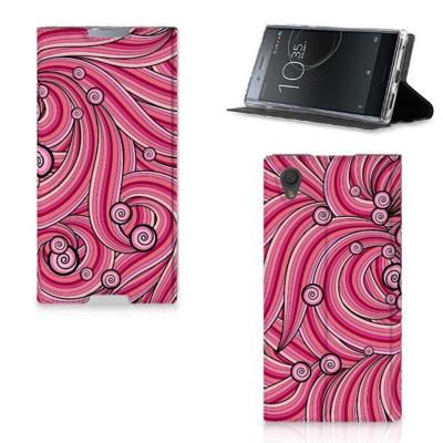 Sony Xperia L1 | Bookcase | Swirl Pink Sony Xperia L1 | Bookcase | Swirl Pink