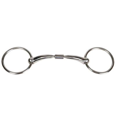 Harrys Horse Anatomisch dubbel Roll-R 14mm watertrens grijs maat:13,5 Harrys Horse Anatomisch dubbel Roll-R 14mm watertrens grijs maat:13,5