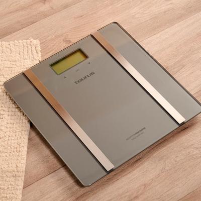 Digitale Personenweegschaal Taurus INCEPTION Grijs 180 kg Digitale Personenweegschaal Taurus INCEPTION Grijs 180 kg