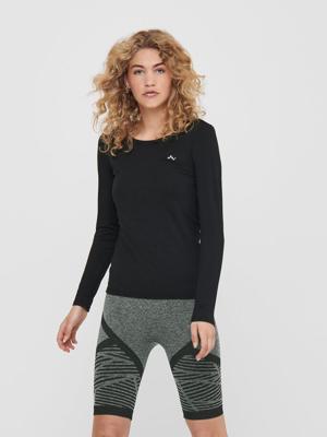 Only Play Clarissa longsleeve Trainingsshirt zwart maat:l