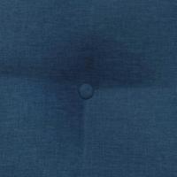 VidaXL Rugkussen blauw 45 x 24 x 50 cm stof - thumbnail