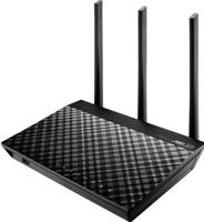 ASUS RT-AC66U draadloze router Gigabit Ethernet Dual-band (2.4 GHz / 5 GHz) Zwart - thumbnail